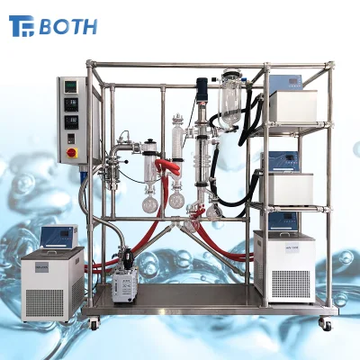 China Manufacturer Wholesale Hemp Oil Extraction Machine Molecular Distillation Equipment Wiped Film Distillation