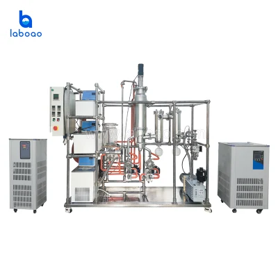 Laboao Wiped Film Evaporator High Vacuum Hybrid Molecular Distillation Stainless Steel